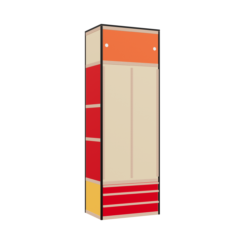 Penderie (230.8x80x52 cm)