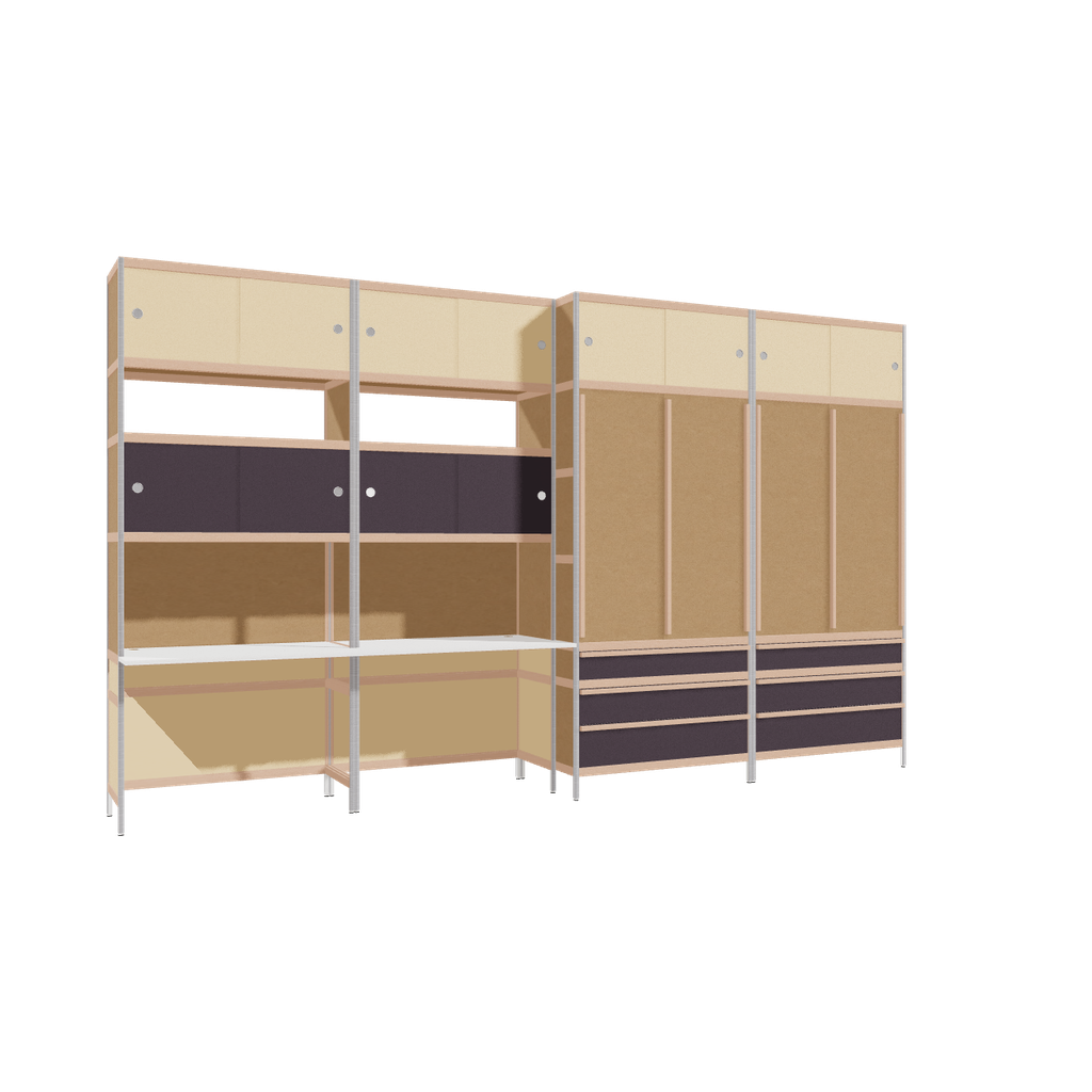 Meubels (237.5x400x63.6 cm)