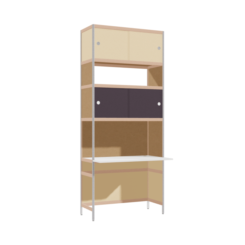 Overhangend bureau (237.5x100x63.6 cm)