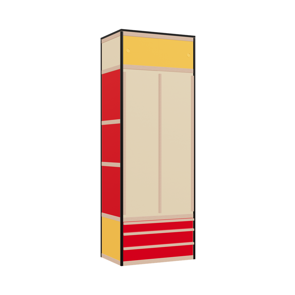 Penderie (220.8x80x52 cm)