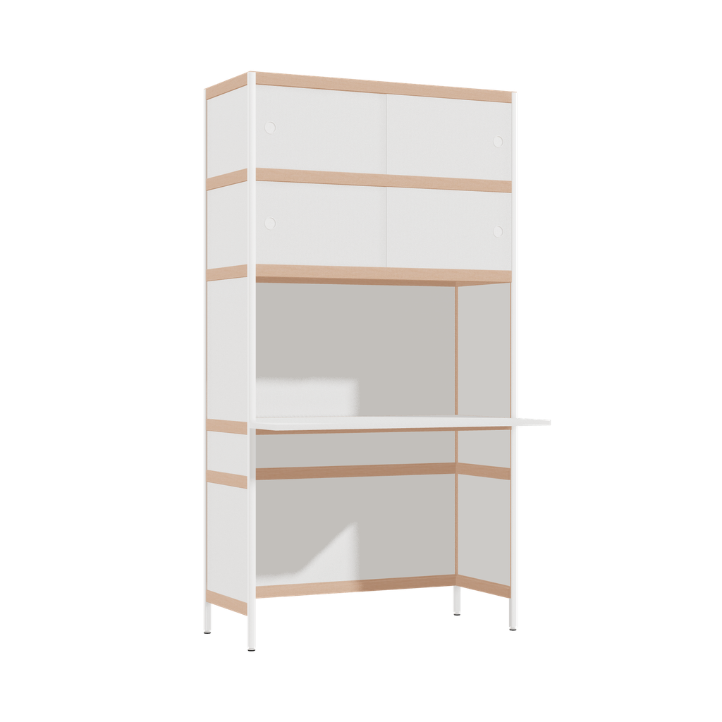 Bureau débordant (186.5x100x63.6 cm)