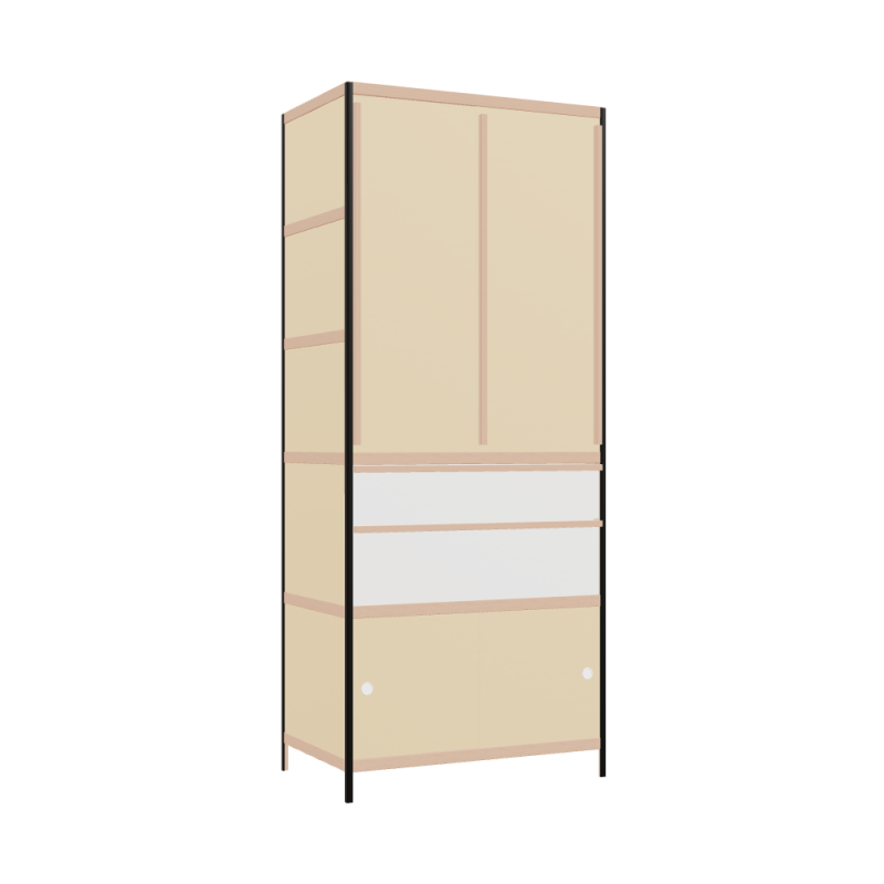 Wardrobe (239x100x62 cm)