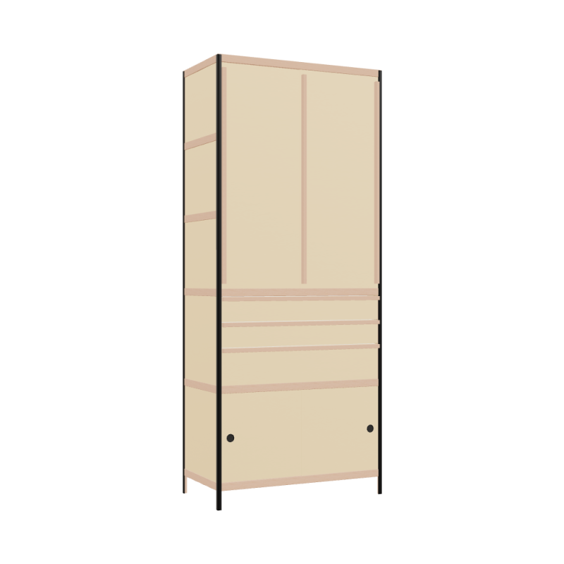 Kleerkast (239x100x52 cm)