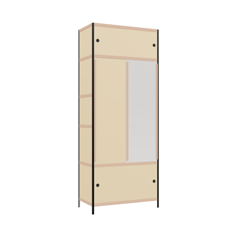 Kleerkast (249x100x52 cm)