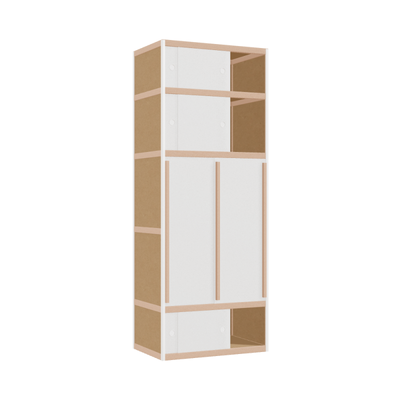 Wardrobe (209x80x52 cm)