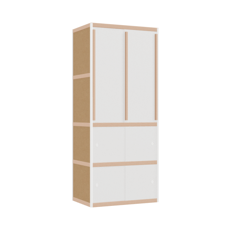 Wardrobe (188x80x52 cm)