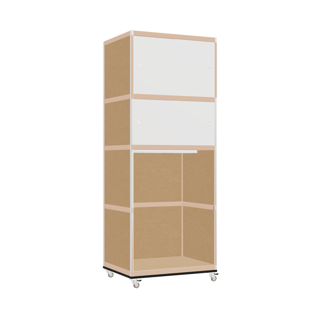 Kleerkast (207x80x62 cm)