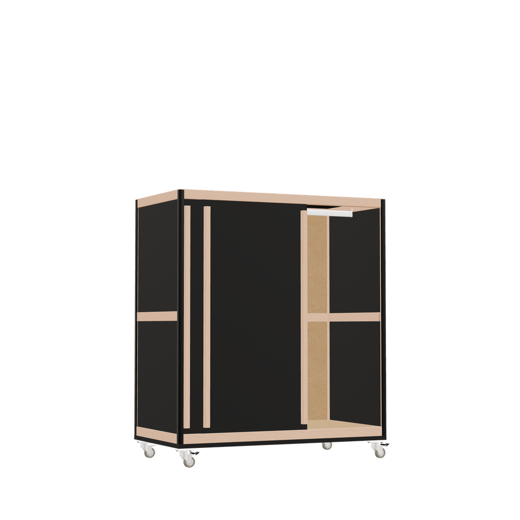 Kleerkast (115x100x52 cm)