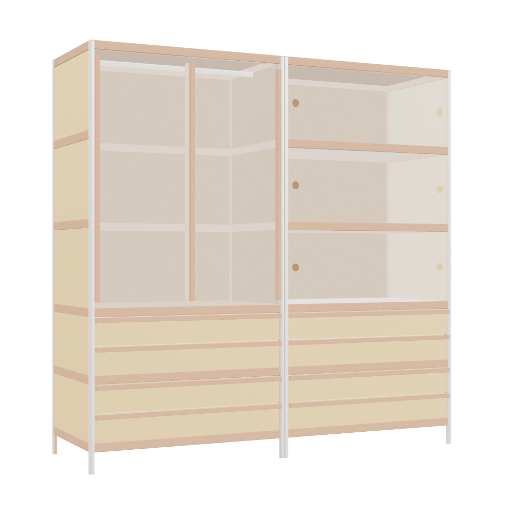 Furniture (199x200x62 cm)