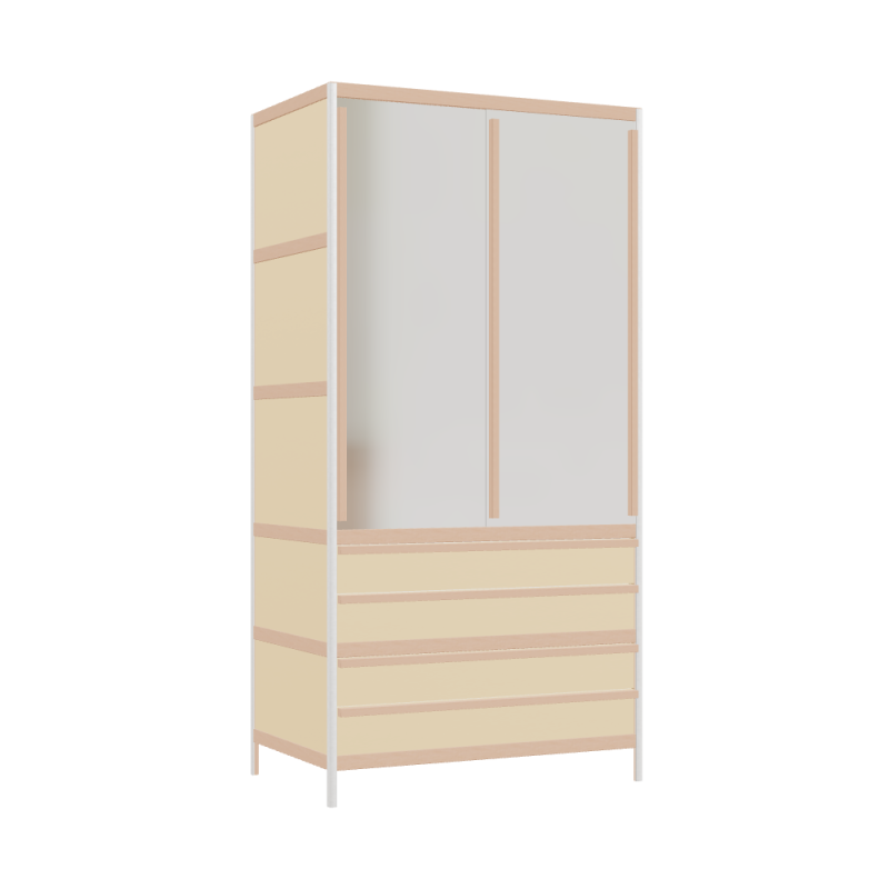 Kleerkast (199x100x62 cm)