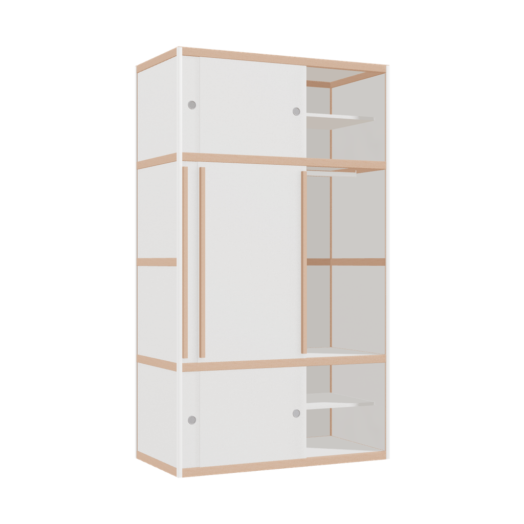 Kleerkast (208x120x62 cm)