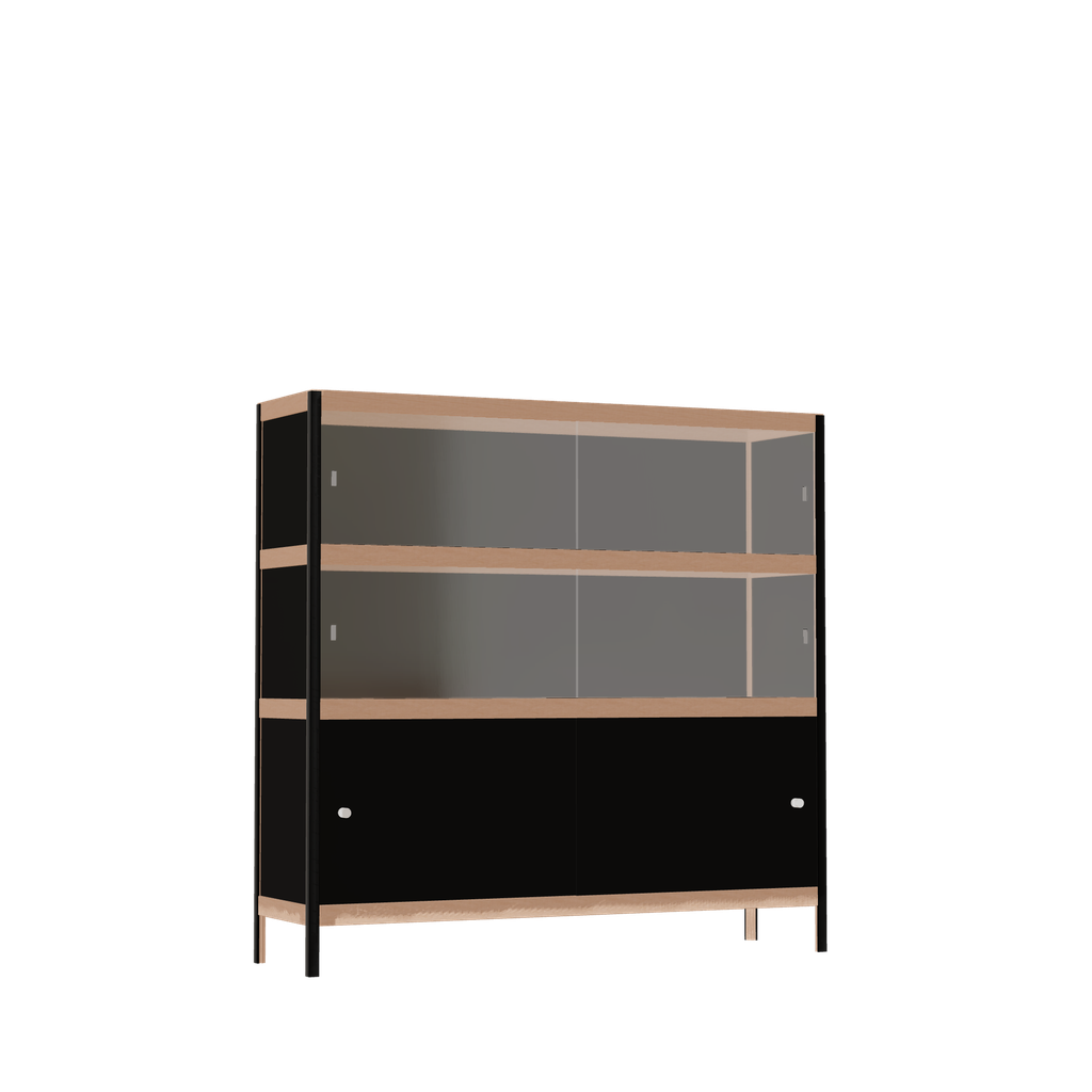 Display cabinet (117x120x32 cm)