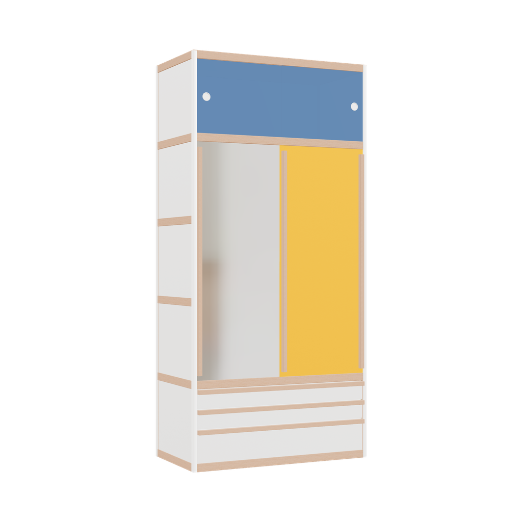 Kleerkast (209x100x52 cm)