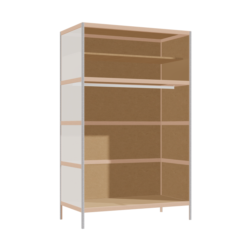Wardrobe (193x120x62 cm)