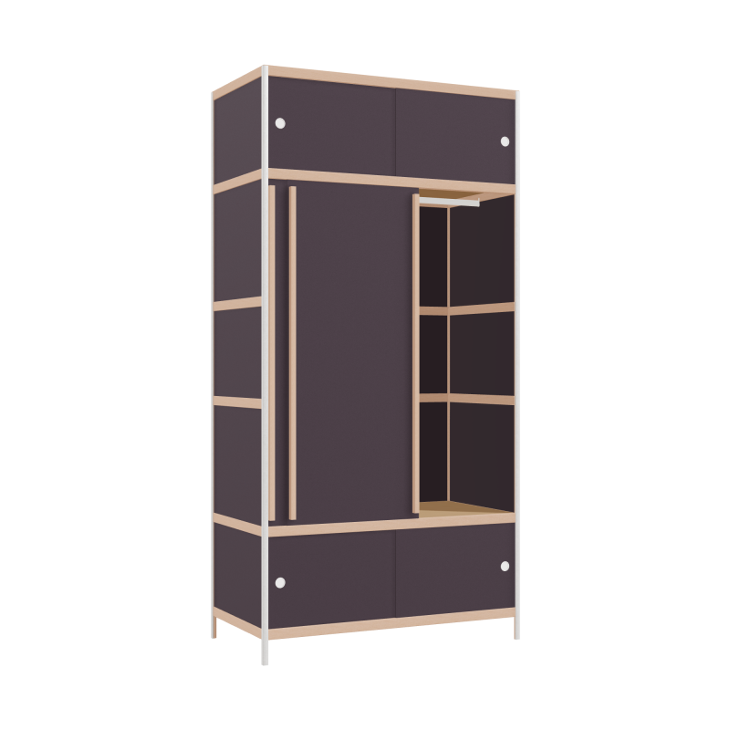 Kleerkast (239x120x62 cm)