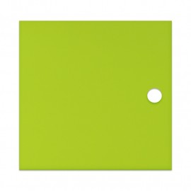 Lime translucent acrylic door