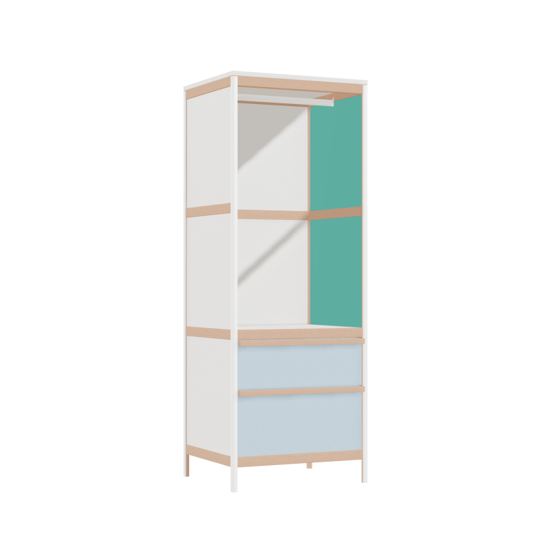 Wardrobe (168.8x62x52 cm)