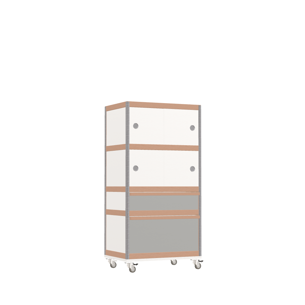 Kast (123.5x62x42 cm)