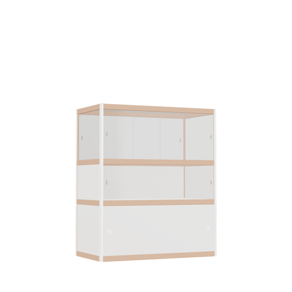 Display cabinet (117x100x52 cm)