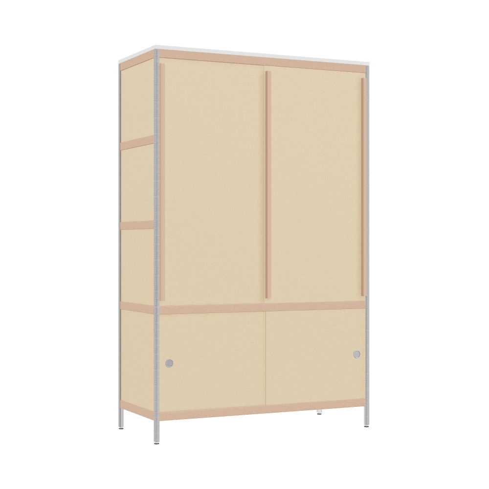 Kleerkast (190.8x120x52 cm)