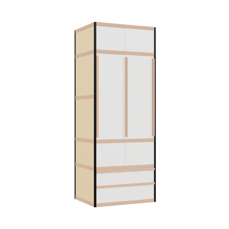 Penderie (209x80x62 cm)