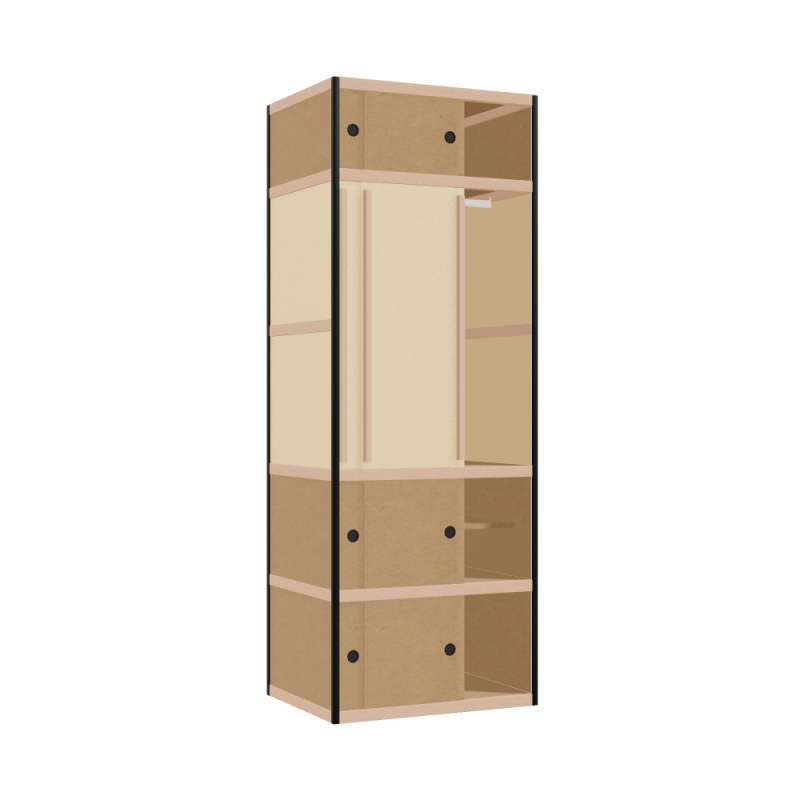 Wardrobe (219x80x62 cm)