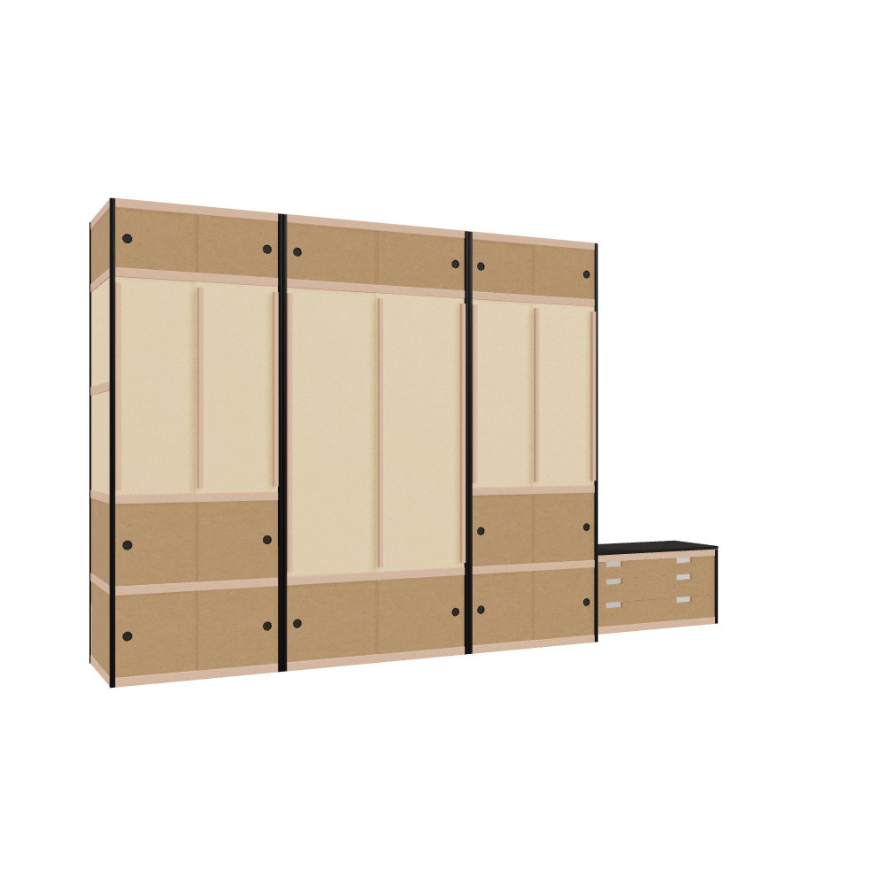 Furniture (219x360x62 cm)