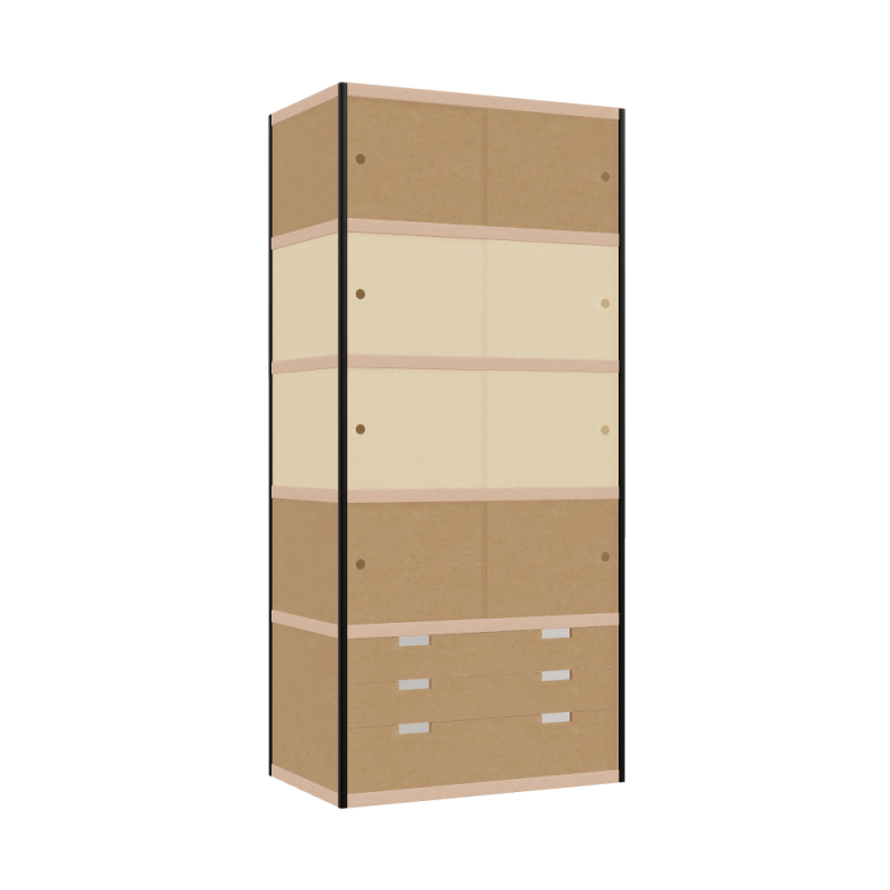 Armoire (219x100x62 cm)