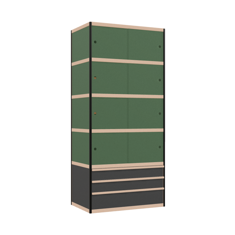 Armoire (219x100x62 cm)