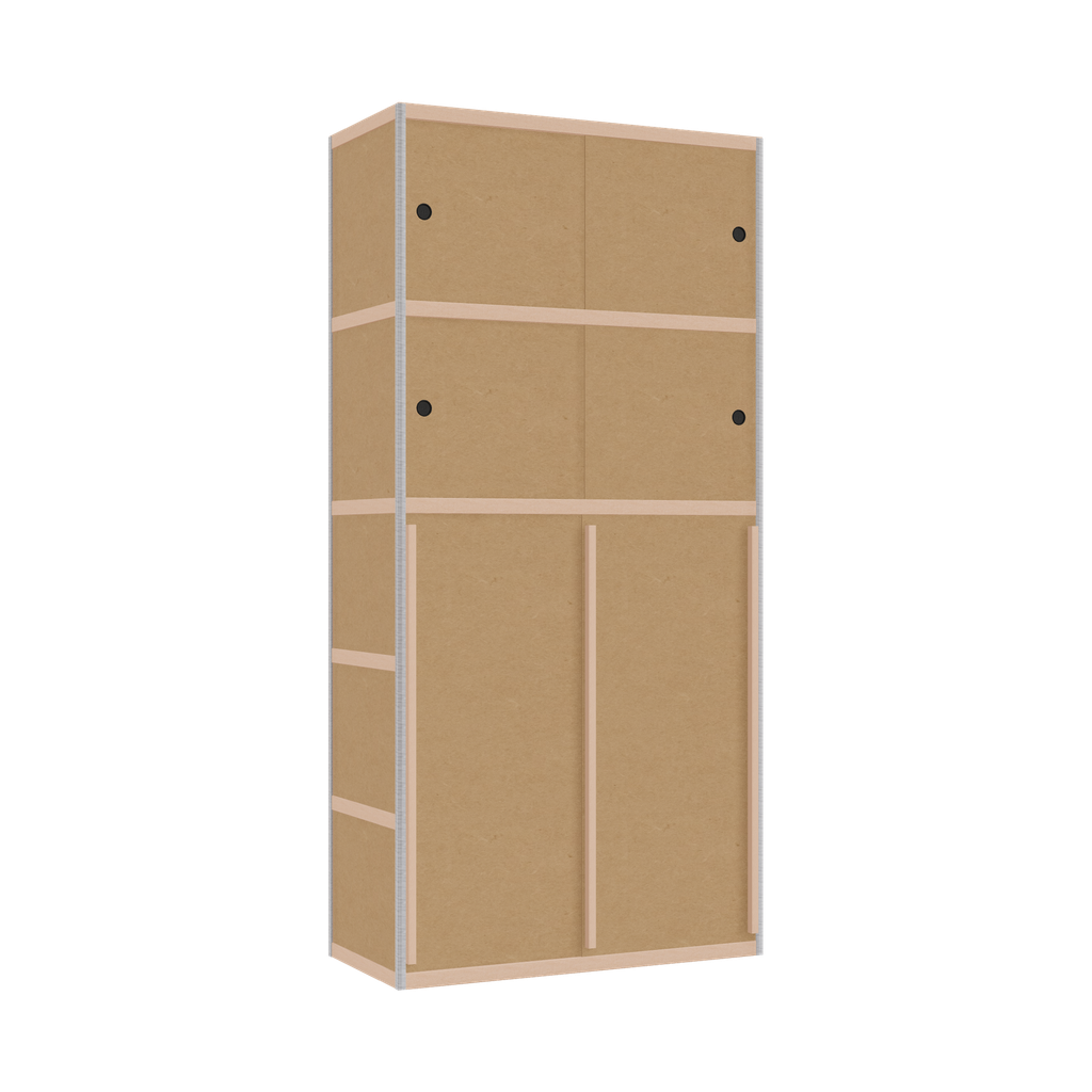 Kleerkast (229x110x52 cm)