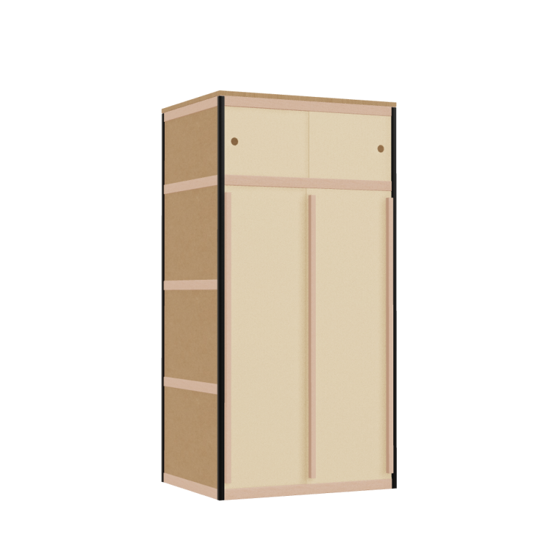 Wardrobe (159.8x80x62 cm)