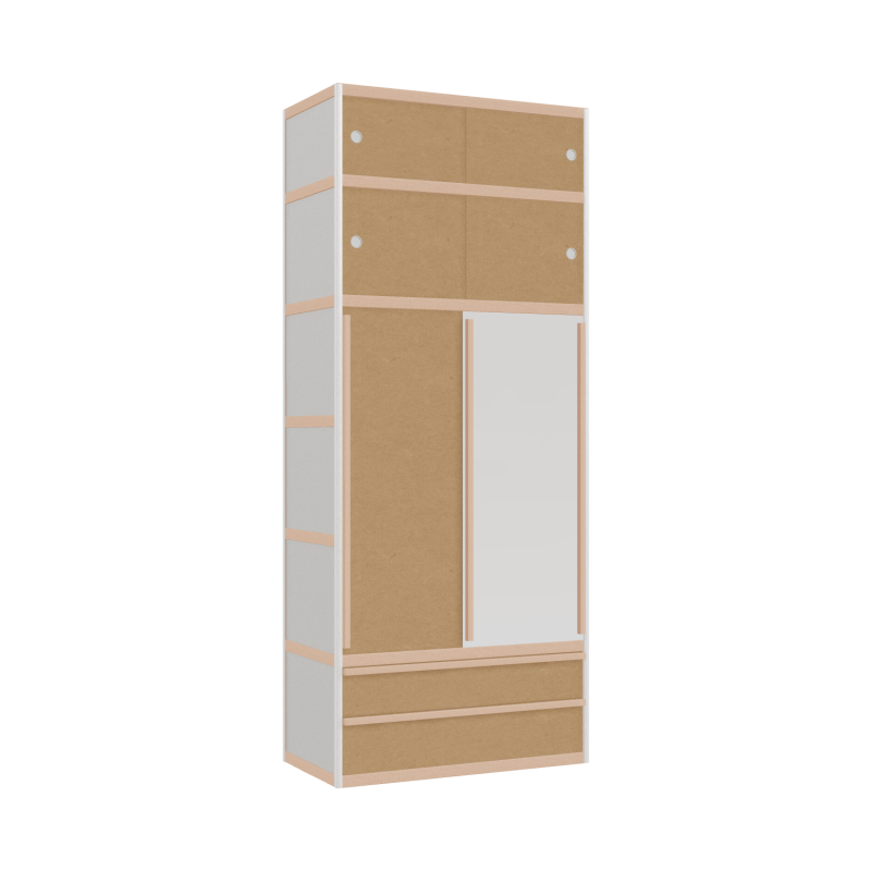 Kleerkast (240x100x52 cm)