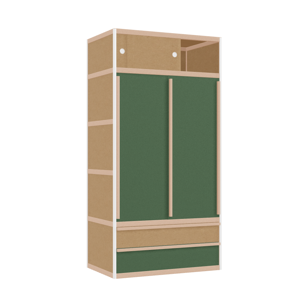 Kleerkast (199x100x62 cm)