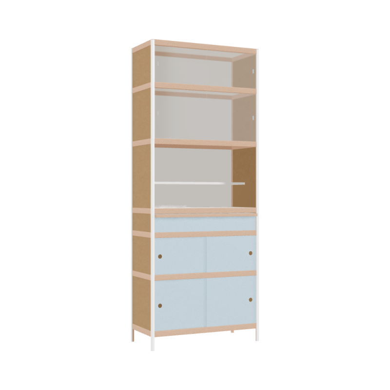 Display cabinet (226.5x90x42 cm)