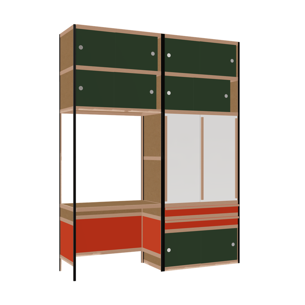 Furniture (257x200x52 cm)