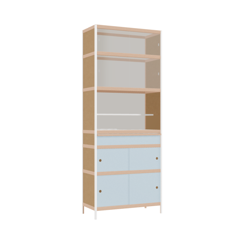 Display cabinet (226.5x90x42 cm)