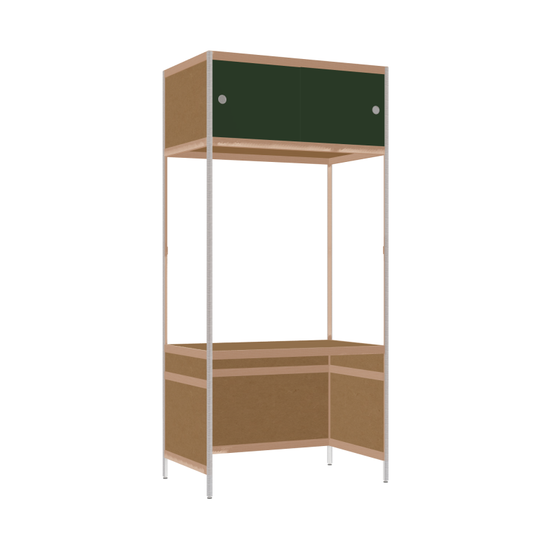 Integrated desk (213x100x62 cm)