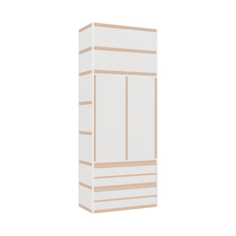 Wardrobe (251x100x52 cm)