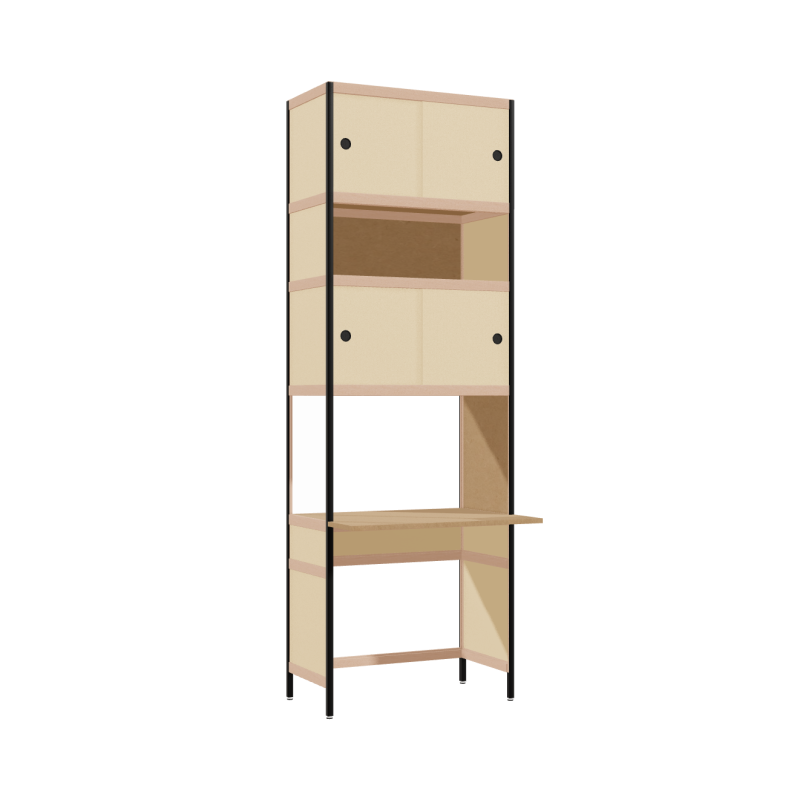 Bureau débordant (237.5x80x63.6 cm)