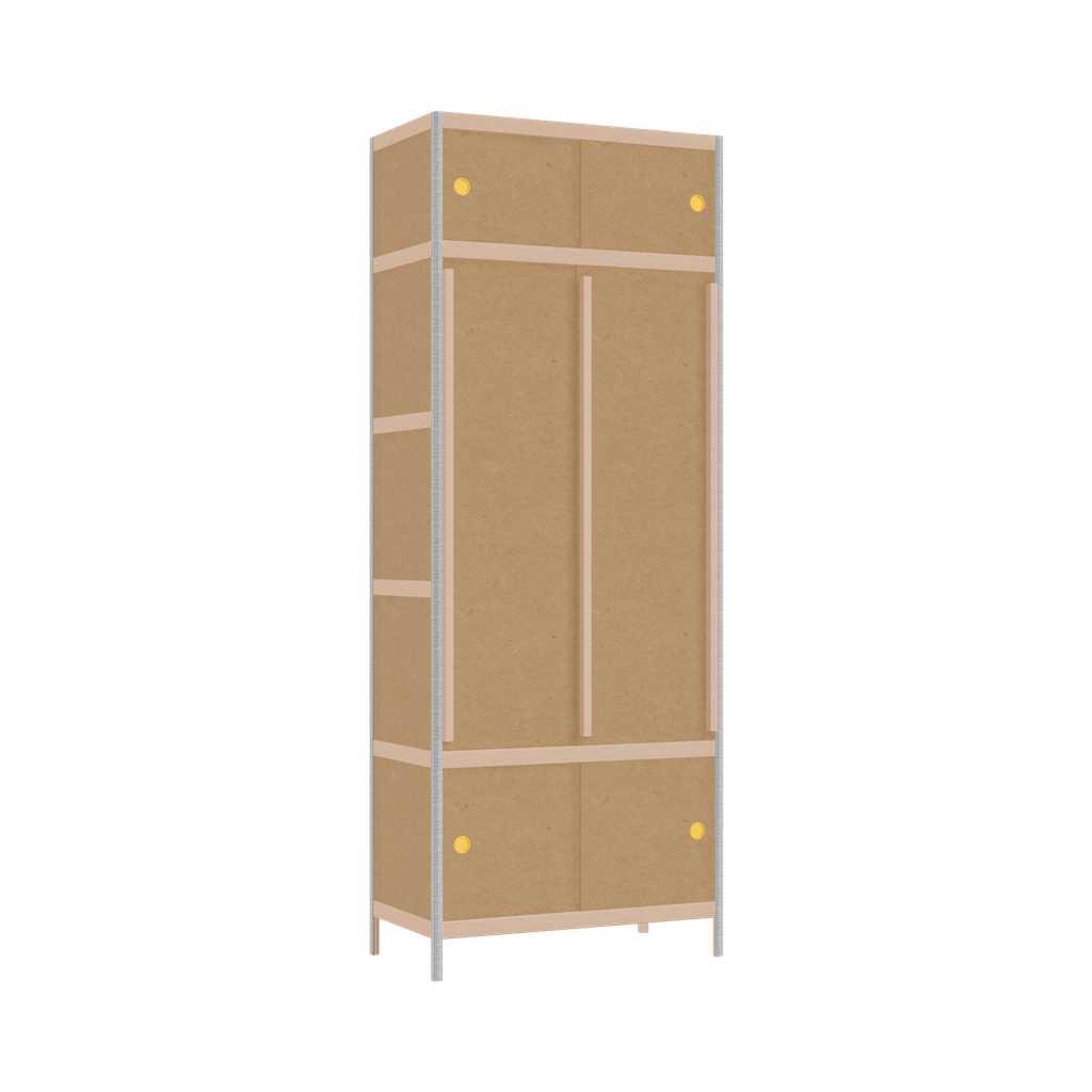Wardrobe (209x80x42 cm)