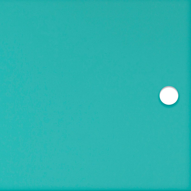 Porte en acrylique translucide Turquoise