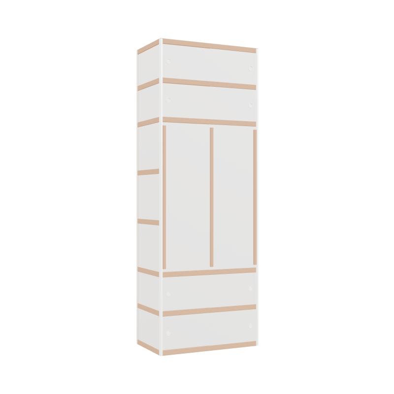 Wardrobe (251x90x52 cm)