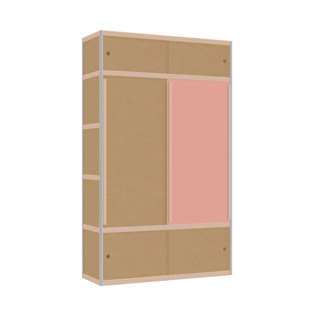 Penderie (199x120x42 cm)