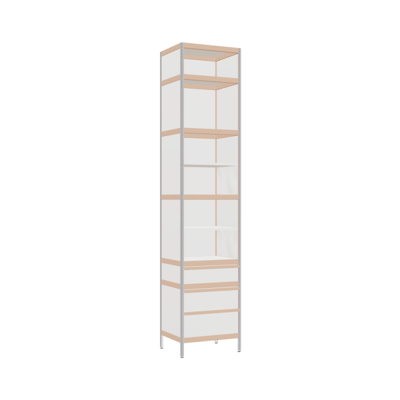 Étagère (240.5x52x42 cm)