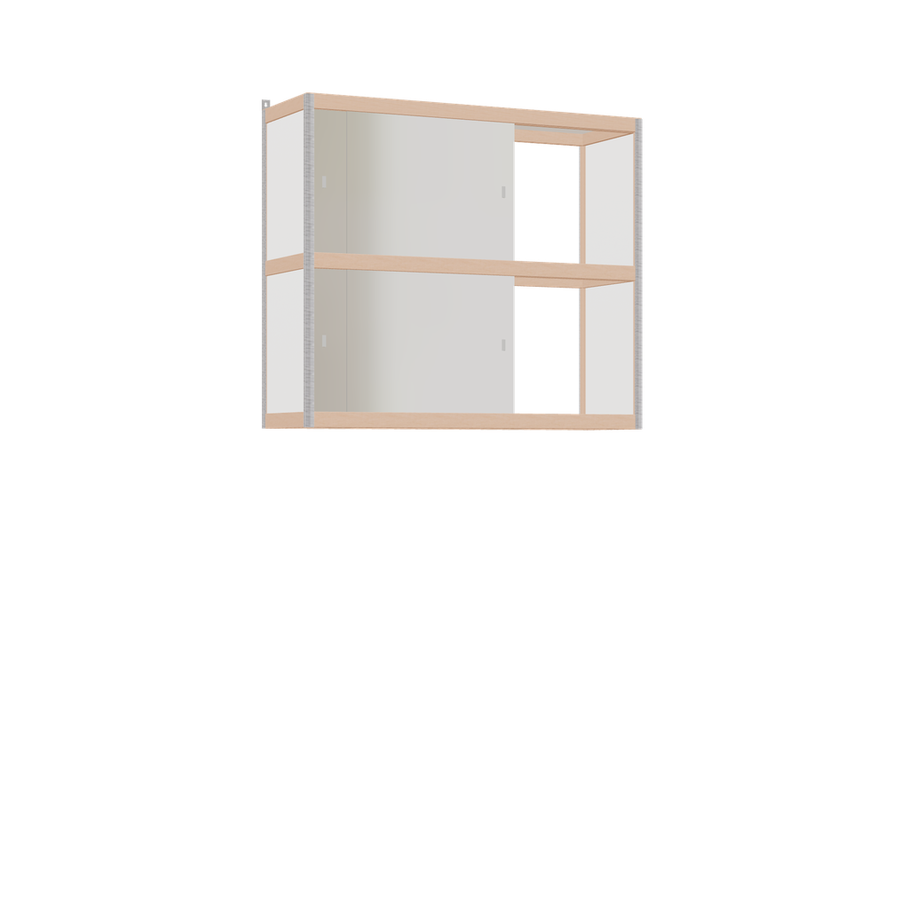 Zwevende kast (86x100x32 cm)