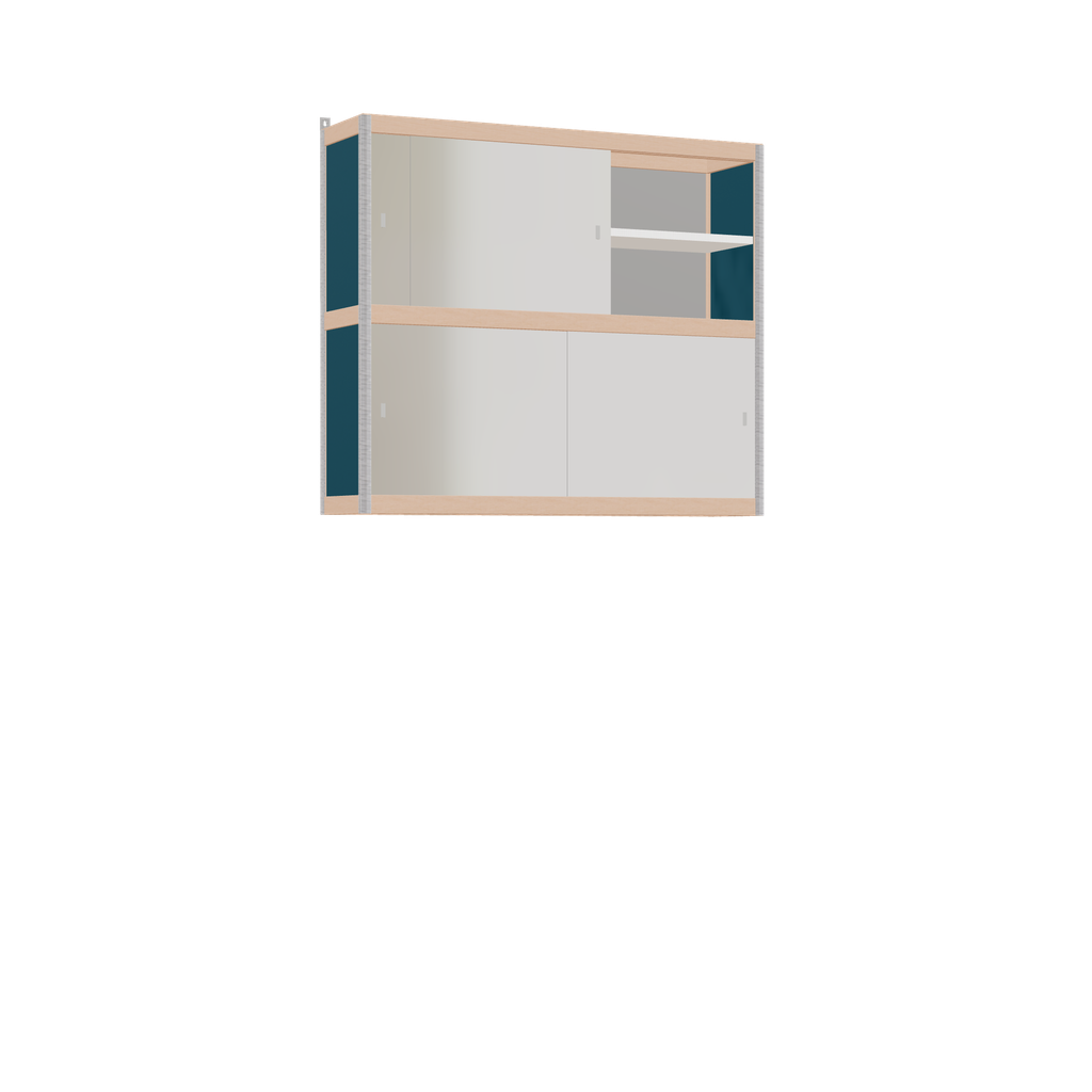 Zwevende kast (86x100x25 cm)