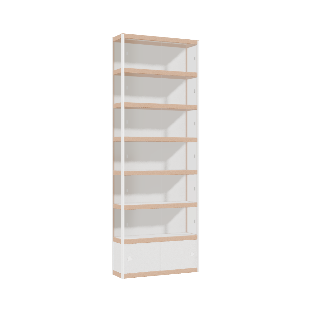 Display cabinet (221x80x25 cm)