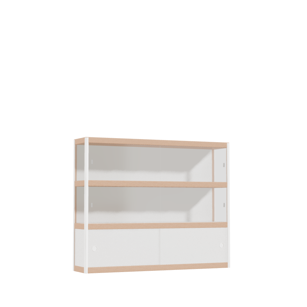Display cabinet (97x120x25 cm)