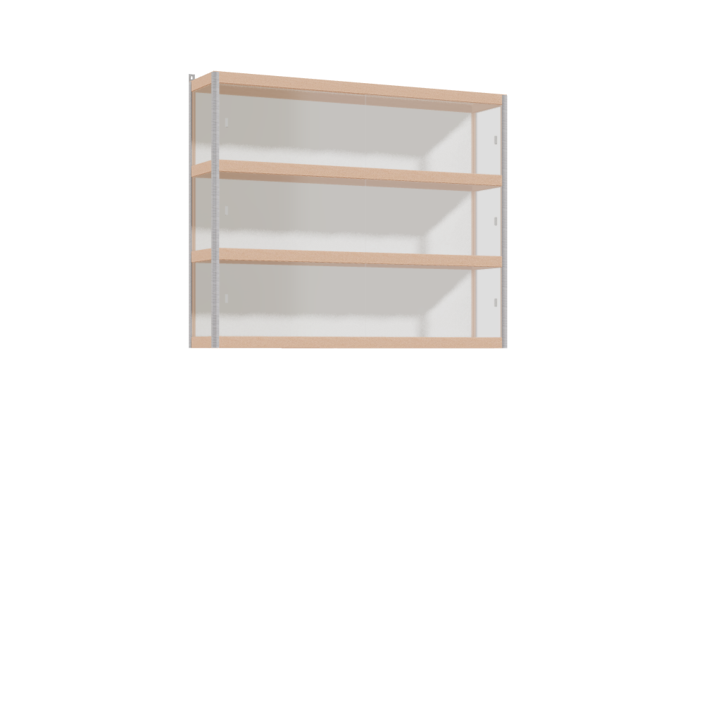 Zwevende kast (97x120x25 cm)