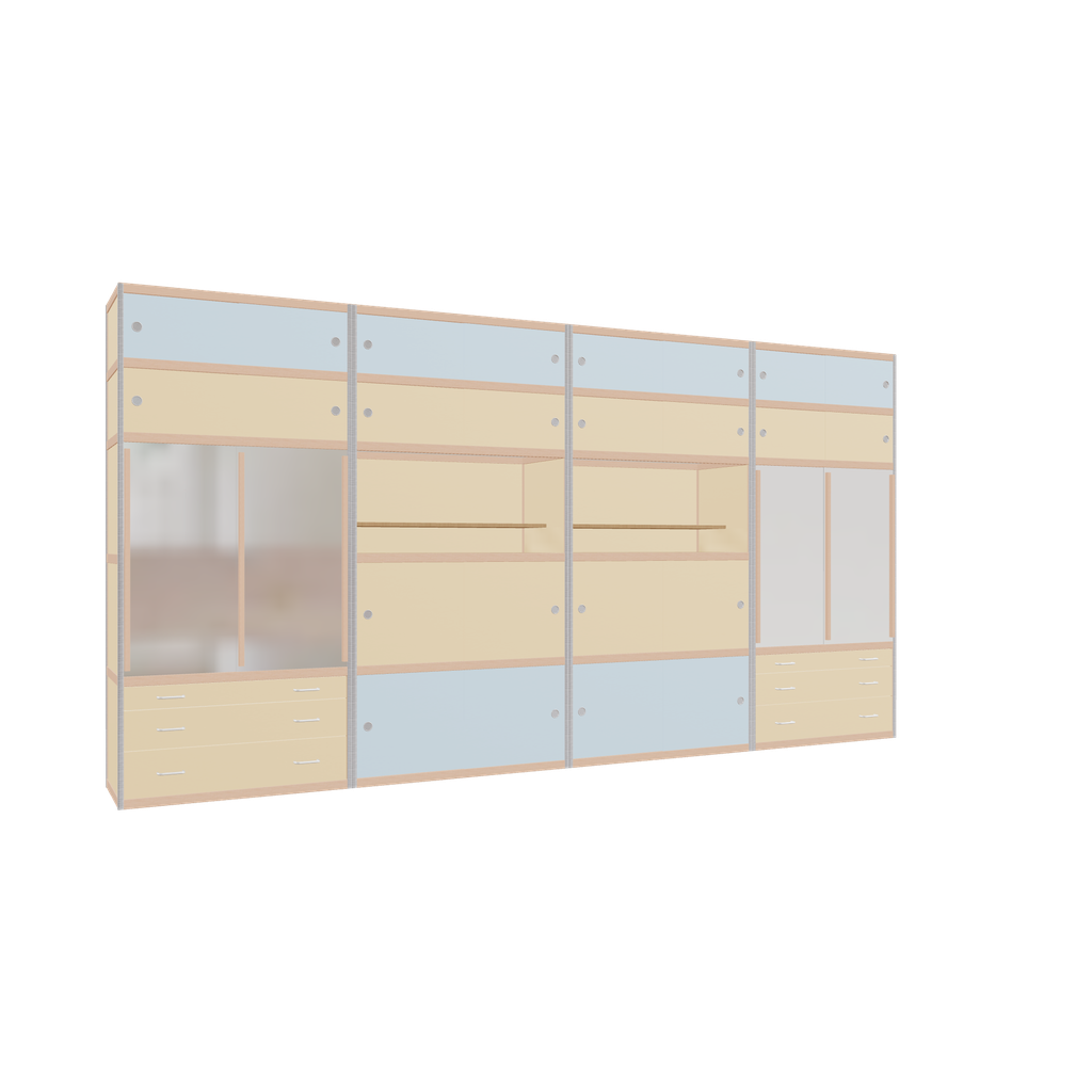 Furniture (219x420x52 cm)